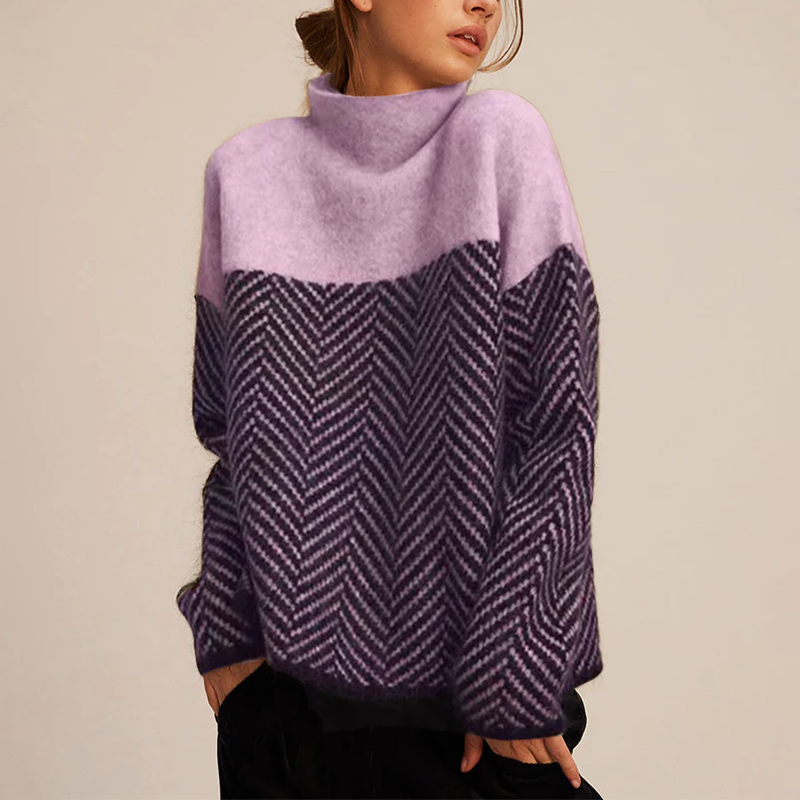 Gia™ - Pull en cachemire de luxe à col roulé