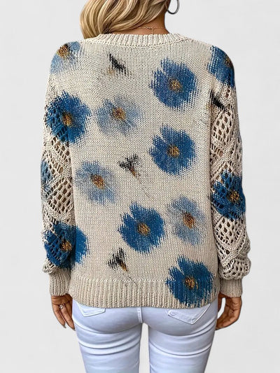 Aurelie | Pull élégant avec motif floral
