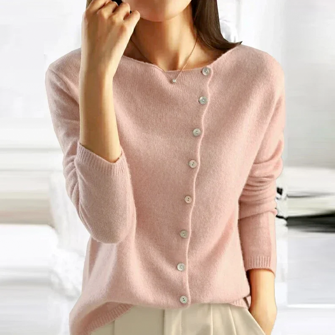 Gia™ | Cardigan à Boutons Stylé