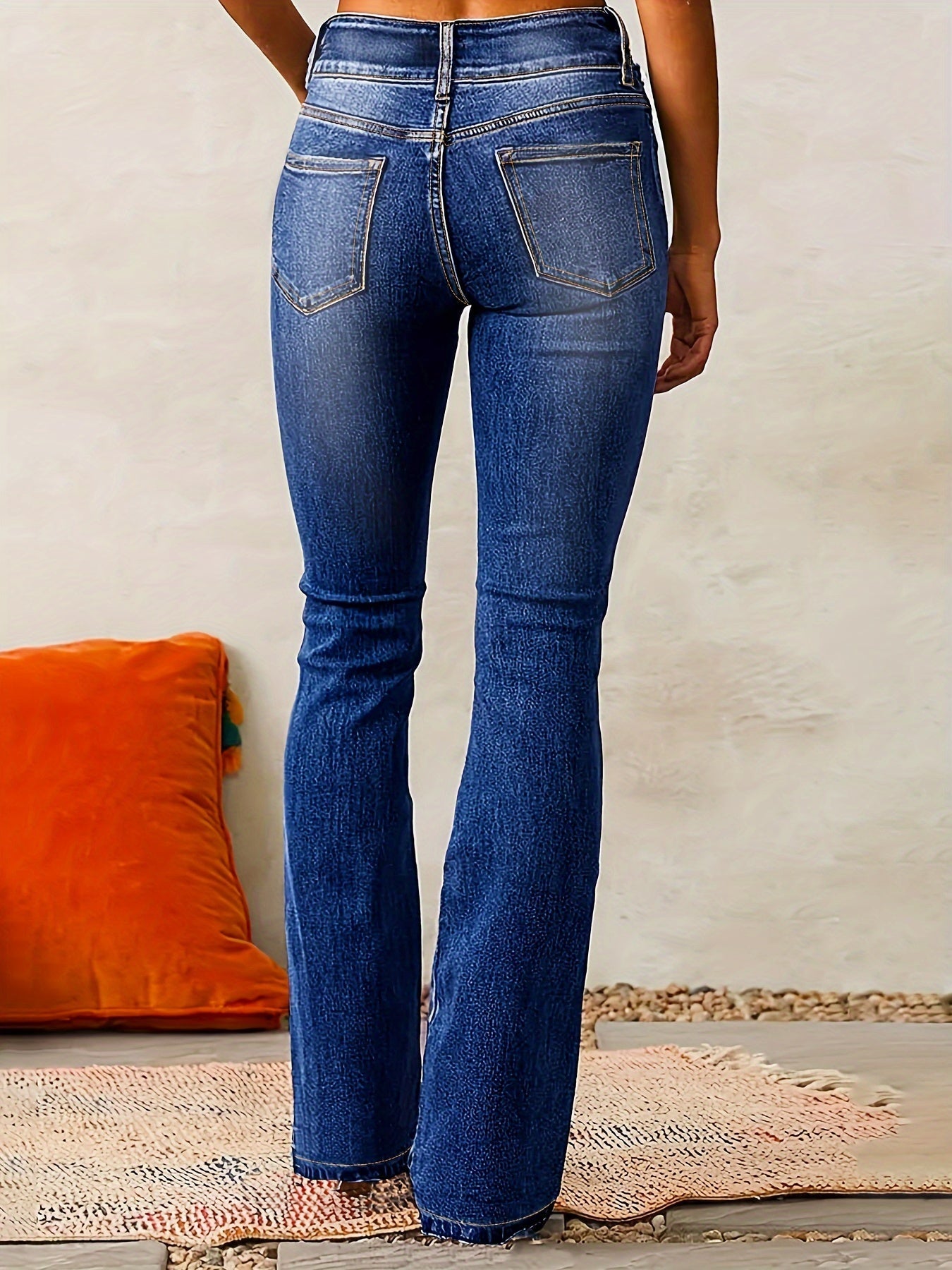 Aya™ | Jeans Évasés Taille Haute