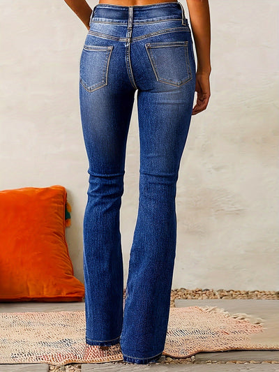 Aya™ | Jeans Évasés Taille Haute