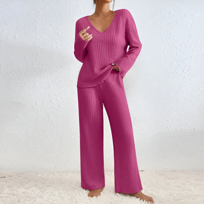 Isla™ | Ensemble de Pull à Col V Rayé