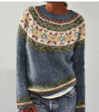 Harper - Pull rétro en tricot