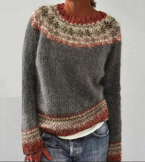 Harper - Pull rétro en tricot