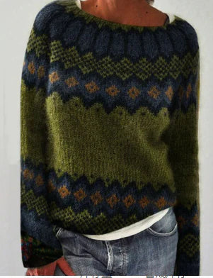 Harper - Pull rétro en tricot