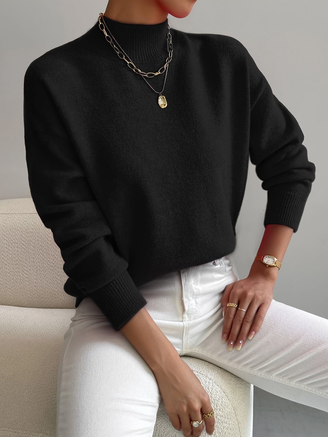 Lisette – Pull en tricot