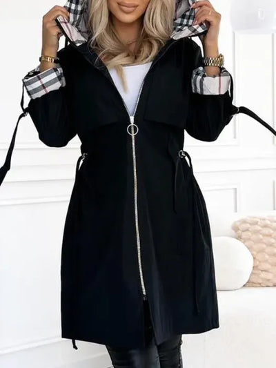 NATALIE™ | VESTE FEMME AVEC FERMETURE ÉCLAIR DEVANT ET DESIGN MODERNE