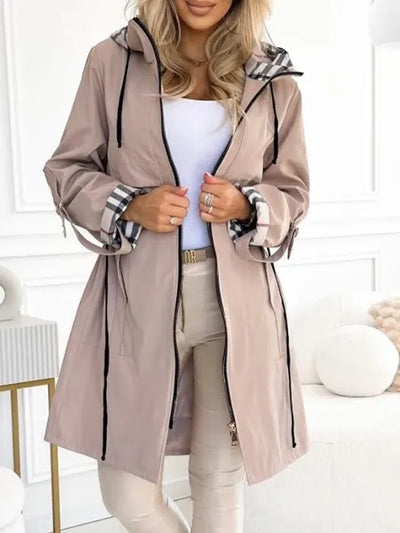 NATALIE™ | VESTE FEMME AVEC FERMETURE ÉCLAIR DEVANT ET DESIGN MODERNE