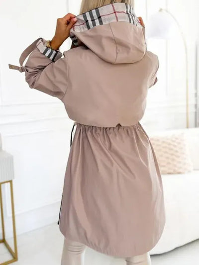 NATALIE™ | VESTE FEMME AVEC FERMETURE ÉCLAIR DEVANT ET DESIGN MODERNE
