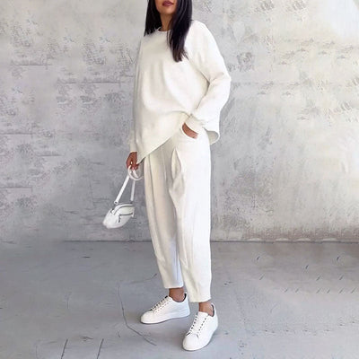 Amalia | Ensemble avec tee-shirt à manches longues et pantalon large