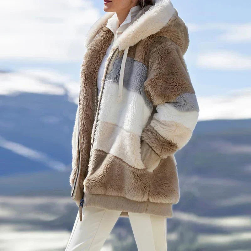 Juliette | Veste d'hiver avec capuche et fermeture éclair
