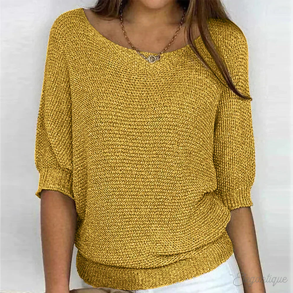 Eunice | Haut en Tricot Détendu